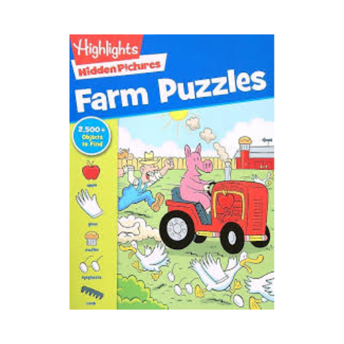 Highlights Hidden Pictures Farm Puzzles