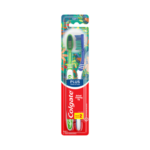 Colgate Plus Toothbrush 2pk