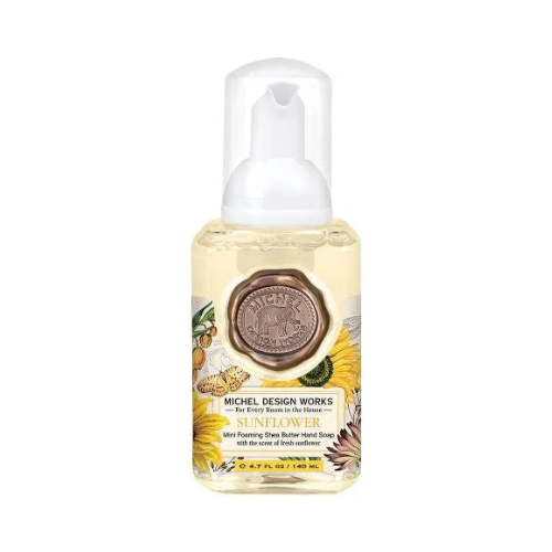 Michel Designs Works Sunflower Mini Foaming Shea Butter Hand Soap 4.7fl oz