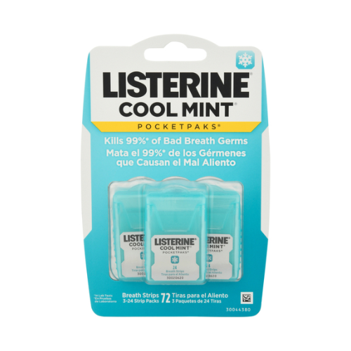 Listerine Cool Mint Pocket Pack 3pk