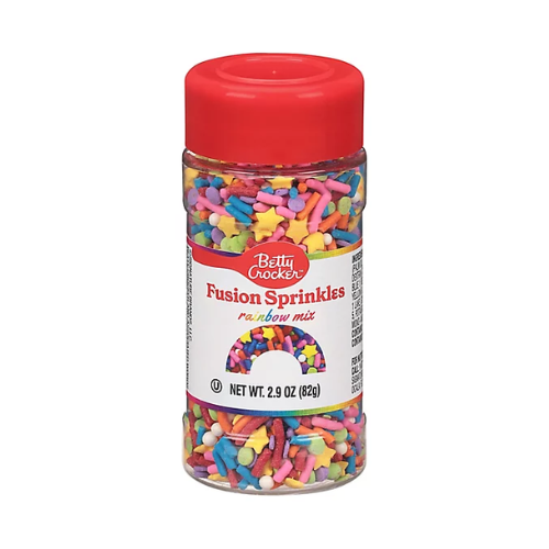 Betty Crocker Premium Rainbow Fusion Sprinkles 2oz