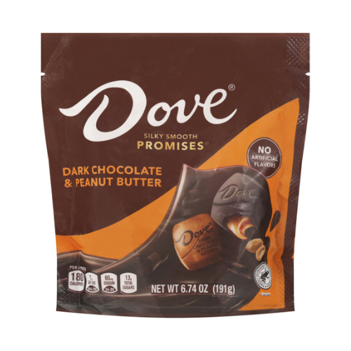 Dove Dark Chocolate & Peanut Butter 6.74oz