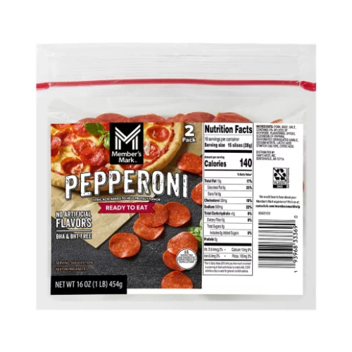 Member's Mark Sliced Pepperoni 16oz