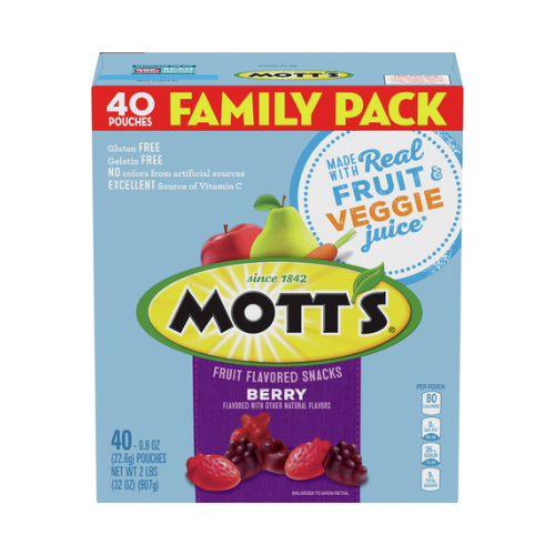 Mott's Berry Fruit Snacks 40ct