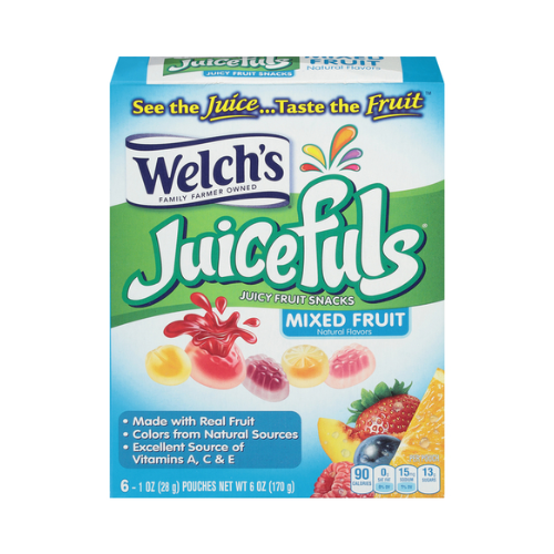 Welch's Juicefuls Mixed Fruit Fruit Snacks 6ct