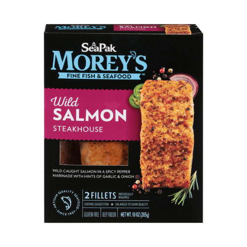 Morey's Frozen Wild Salmon Steakhouse 10oz