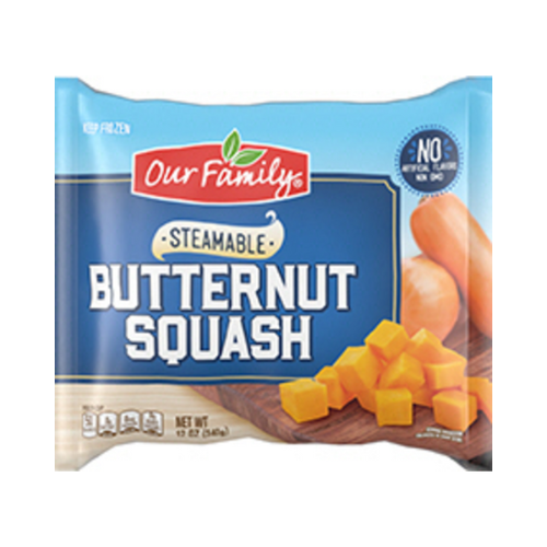 Our Family Steamable Frozen Diced Butternut Squash 12oz