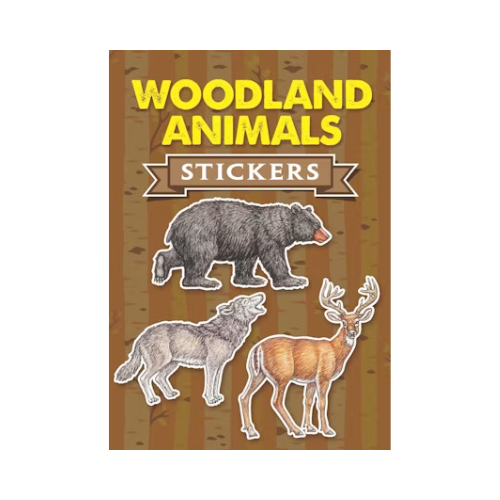 woodland animal stickers