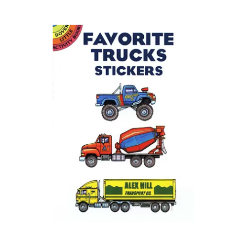 Favorite Trucks Sticker Activity Book