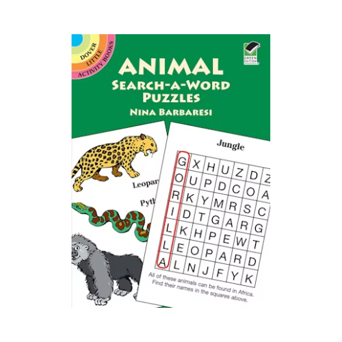 Animal Search a Word puzzles