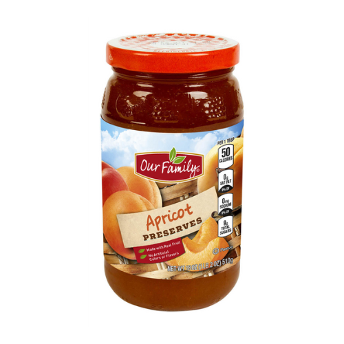 Our Family Apricot Preserves 18oz