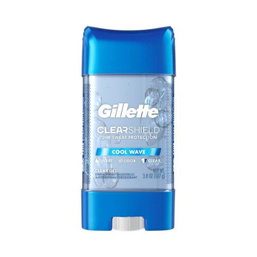 Gillette Cool Wave Clear Gel Men's Antiperspirant and Deodorant 3.8oz