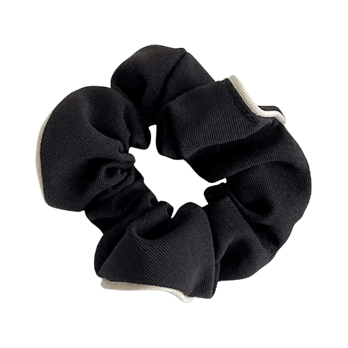 Luna Designs Velour Scrunchie Black