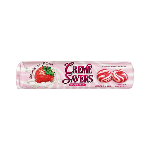 Creme Saver Strawberries & Cream Candy 1.76oz