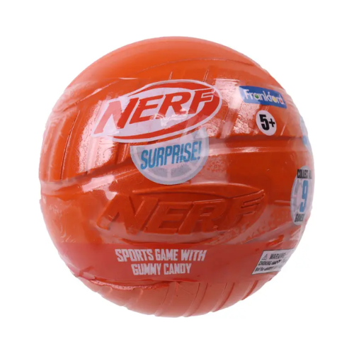 Frankford Nerf Surprise! Sports Game & Gummy Candy 4ct