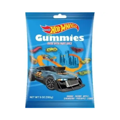 Hot Wheels Shaped Gummies 5oz