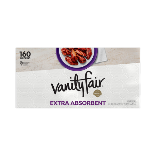 Vanity Fair Extra Absorbent Napkin 160ct