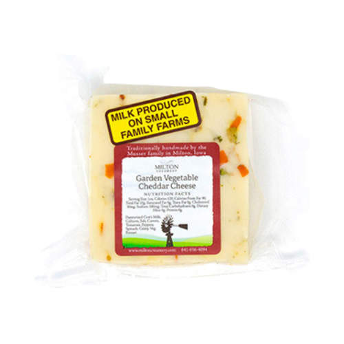 Garden Vegetable Cheddar Cheese, 8oz