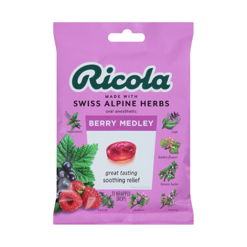 Ricola Berry Medley Cough Drop 19ct