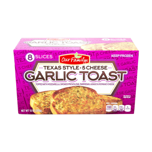 Our Family Texas Style 5 Cheese Garlic Toast 13oz