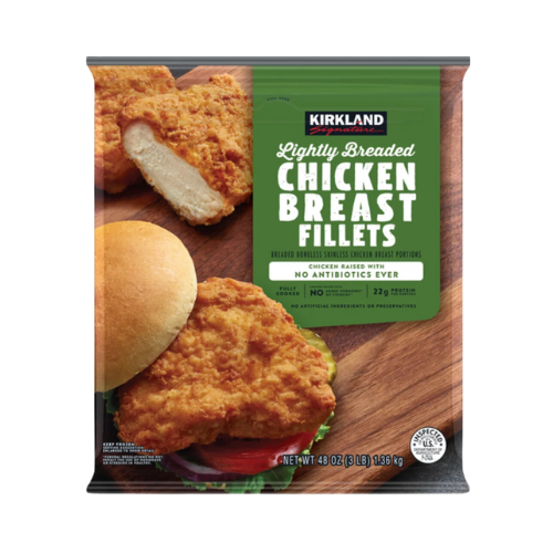 Kirkland Signature Lightly Breaded Chicken Breast Fillets 48oz