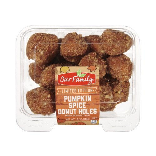 Our Family Pumpkin Spice Donut Holes 12oz