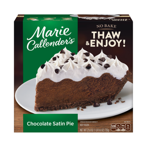 Marie Callender Frozen Chocolate Satin Cream Pie 25.6oz