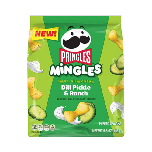 Pringles Dill Pickle Ranch Puff Mingles 5.5oz