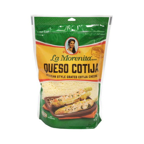 La Morenita Queso Cotija Mexican Style Grated Cotija Cheese 16oz