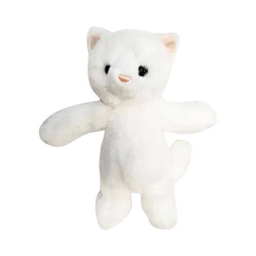 White Kitten Stuffed Animal