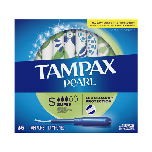 Tampax Pearl Super Absorbency Tampons 36ct