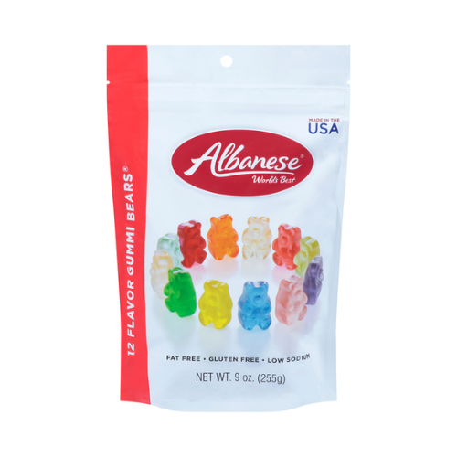 Albanese 12 Flavor Gummi Bears 9oz