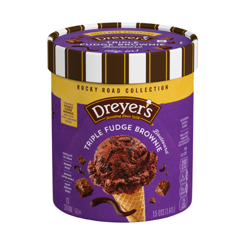 Edy's Triple Fudge Brownie Boulevard 1.5qt