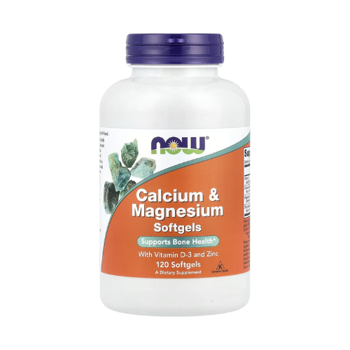 NOW Calcium & Magnesium + D 120 softgels