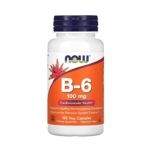 NOW B-6 100mg 100 Capsules