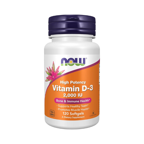 NOW Vitamin D-3 2000 IU 120 Softgels
