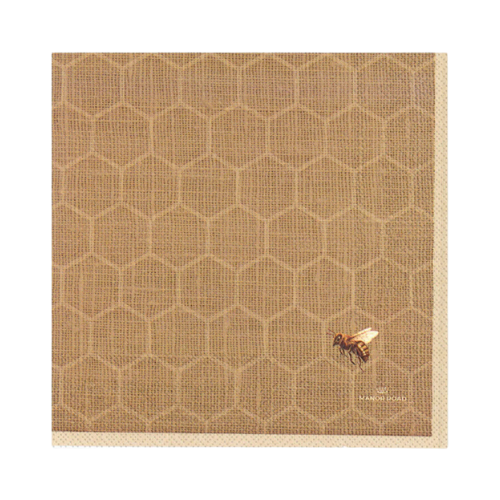 Manor Road Linen Honeycomb Cocktail Napkins 20pk