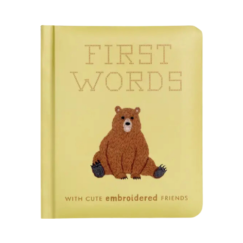 First Words w/Cute Embroidered Friends