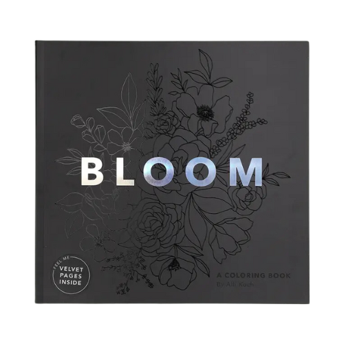 Bloom: Adult Coloring Book with Bonus Velvet Pages