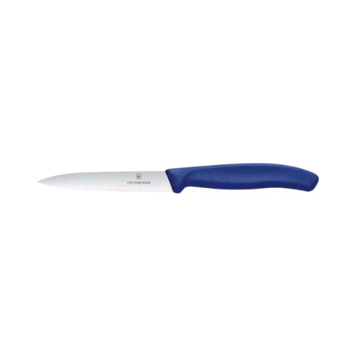 Vicrorinox Swiss Classic Serrated Spear Tip Blue Paring Knife