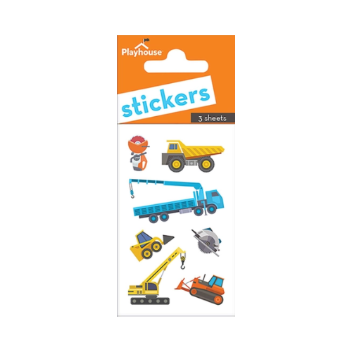 Construction Equipment Stickers