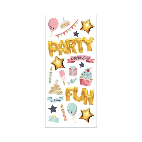 Party Puffy Stickers