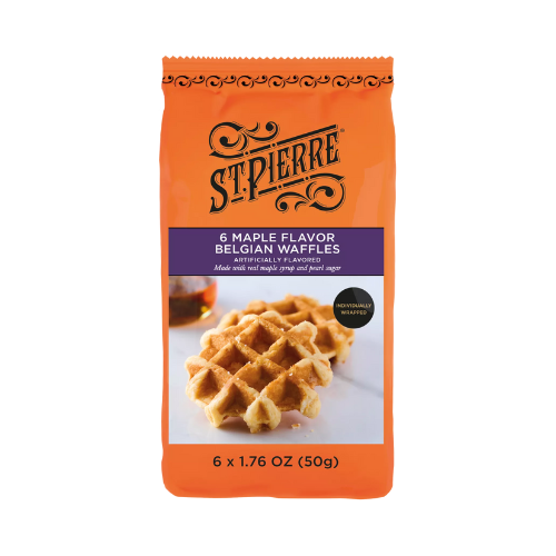 St Pierre Maple Belgian Waffles 10.6oz