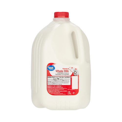 Great Value Whole Milk Gallon