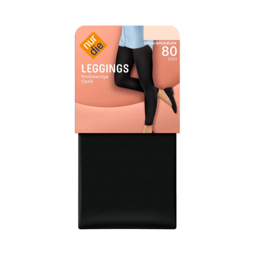 Nur Die 80 Den Black Leggings 1pk, Small