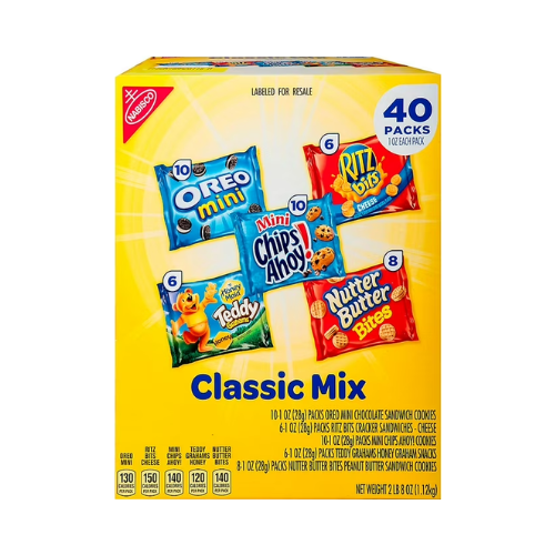 Nabisco Classic Mix Cookie & Cracker Variety Pack 40ct