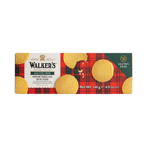 Walker's Gluten Free Shortbread Rounds 140g