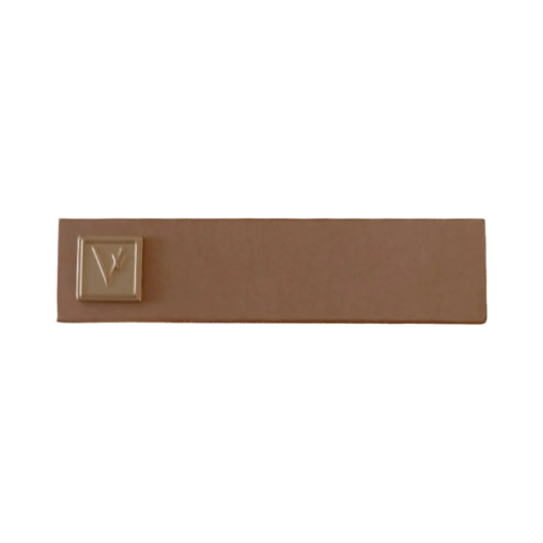 Vivente Leather Alligator Clip Natural