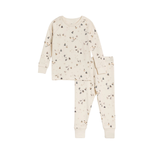 Colored Organics Baby & Kids Long Sleeve Jammies Mittens 2T