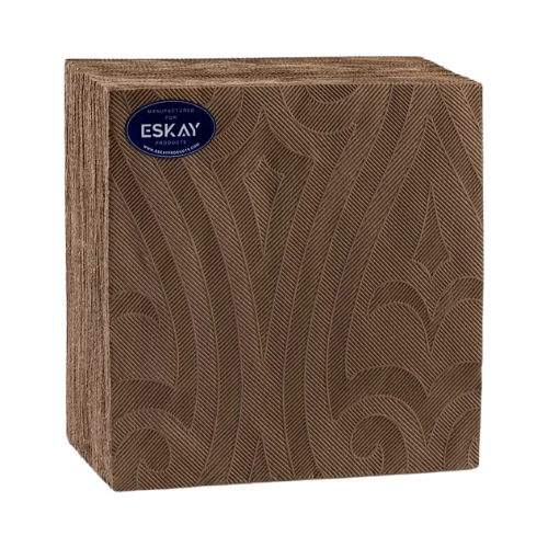 Elegance Extra Heavy Dinner Napkins Chestnut 40pk